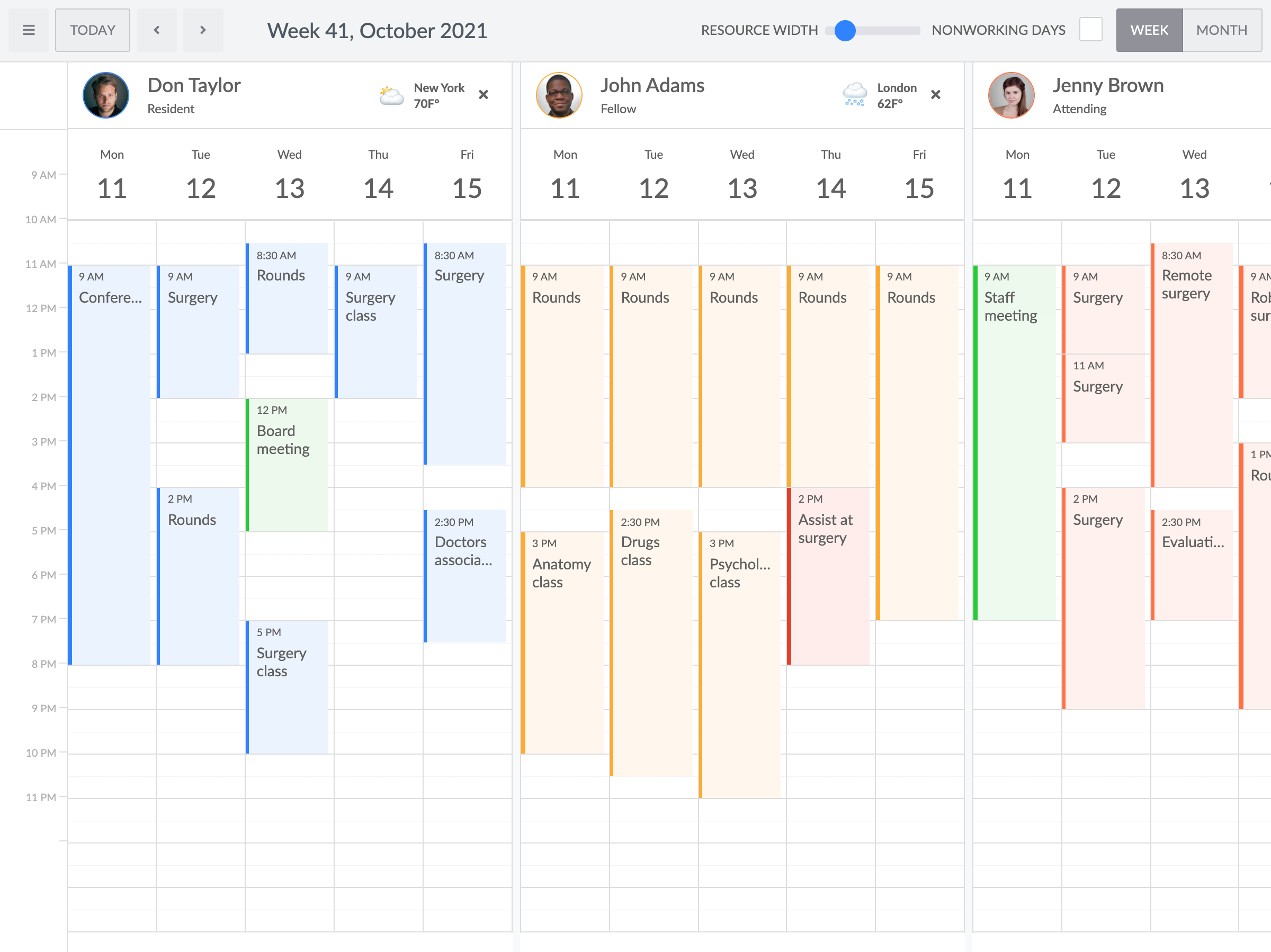 Vue Gantt has tons of features